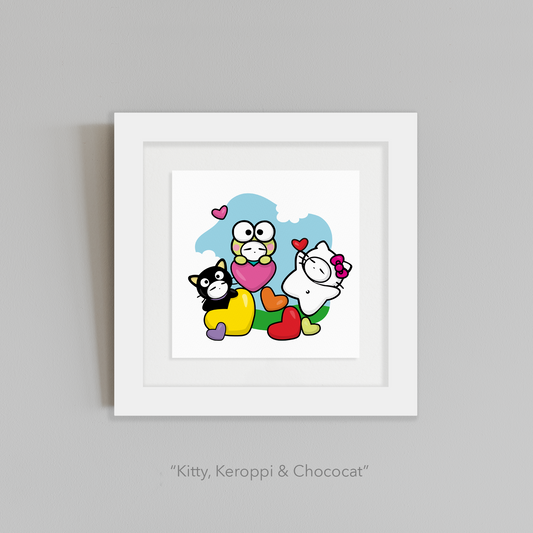 GRABADO KITTY, KEROPPI & CHOCOCAT - HELLO KITTY X MW